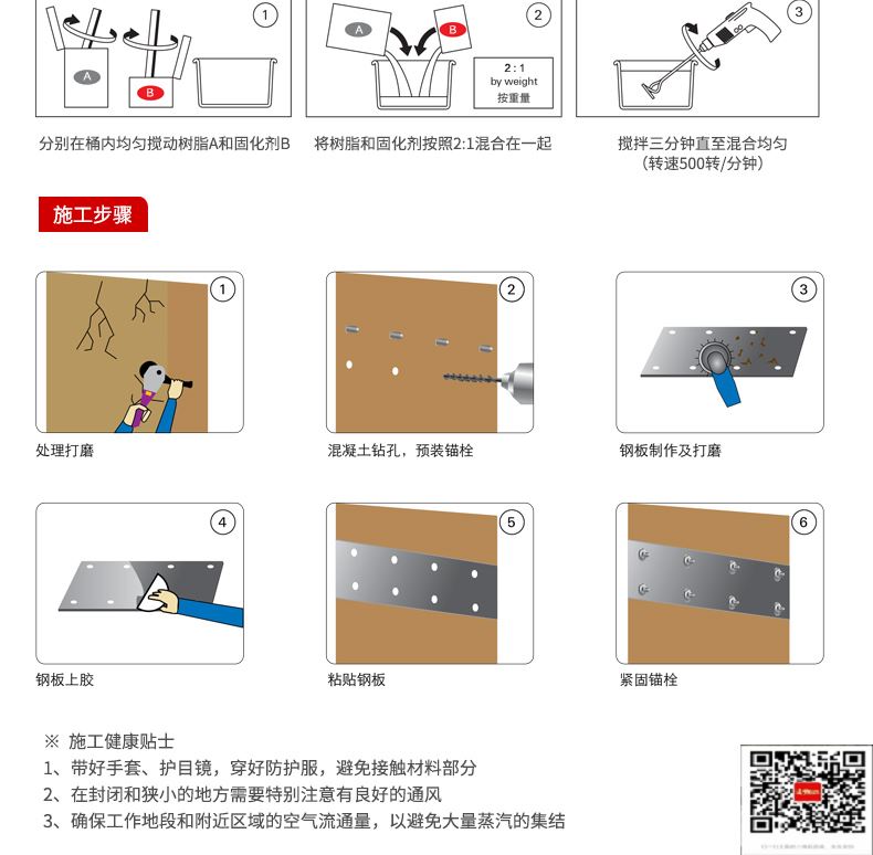 包钢旅顺口粘钢加固施工过程